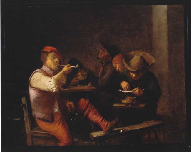 Smokers in an Inn.